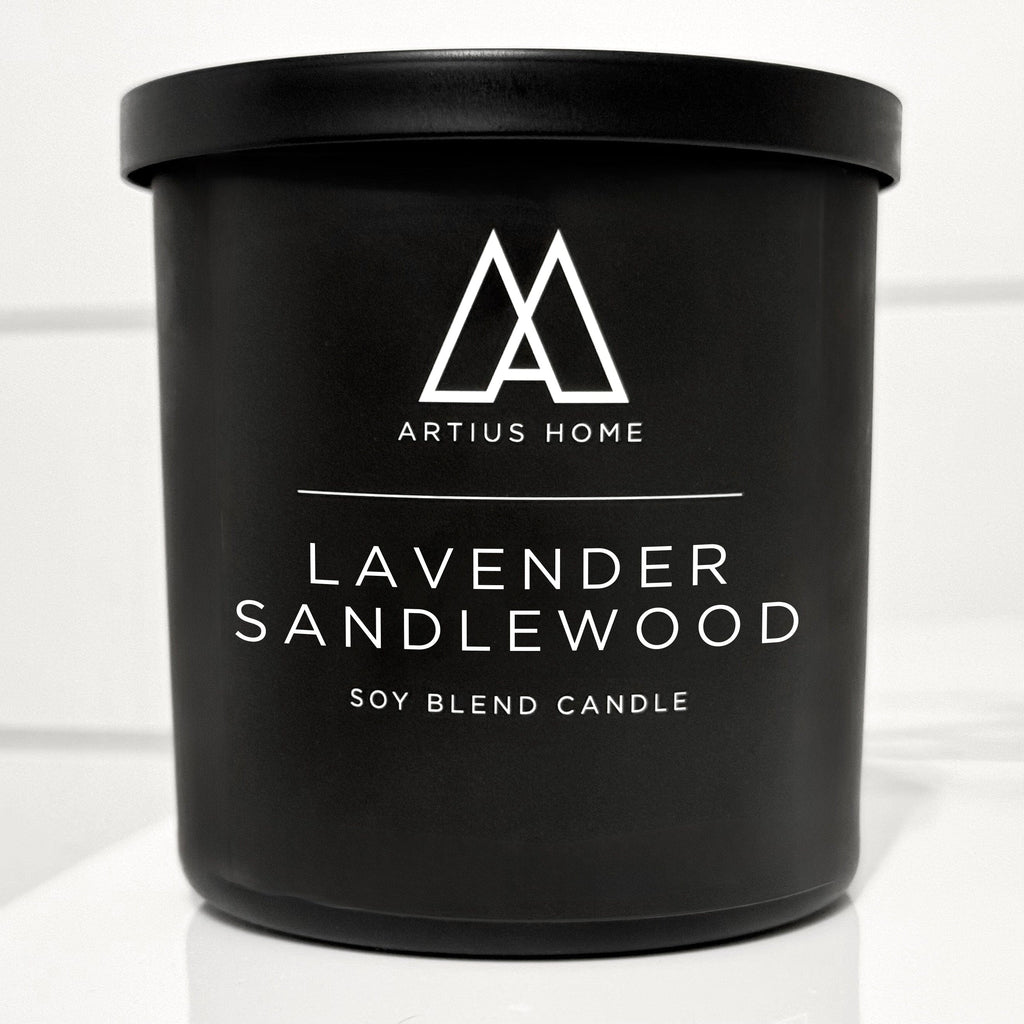 Soy Blend Wood Wick Candle - Lavender Sandalwood