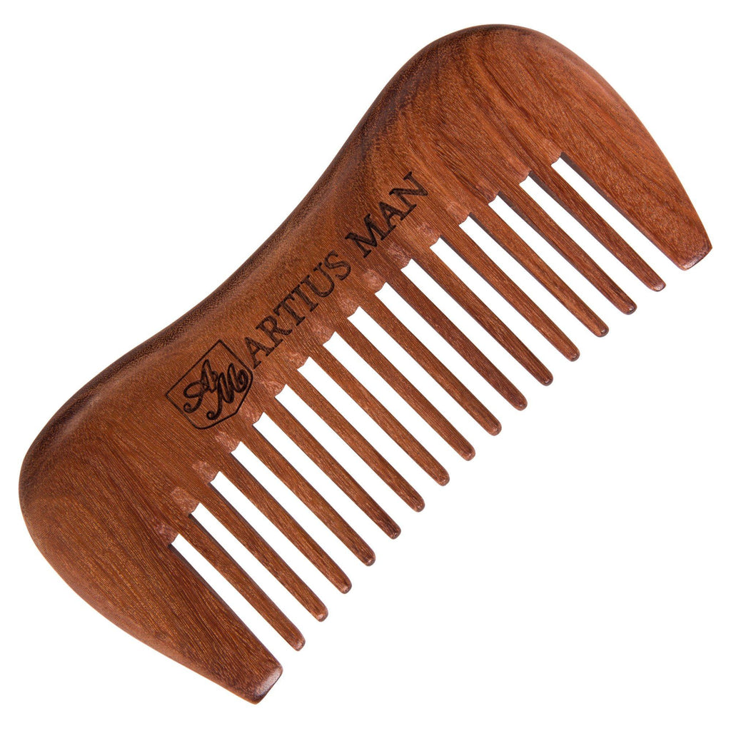 wooden beard comb